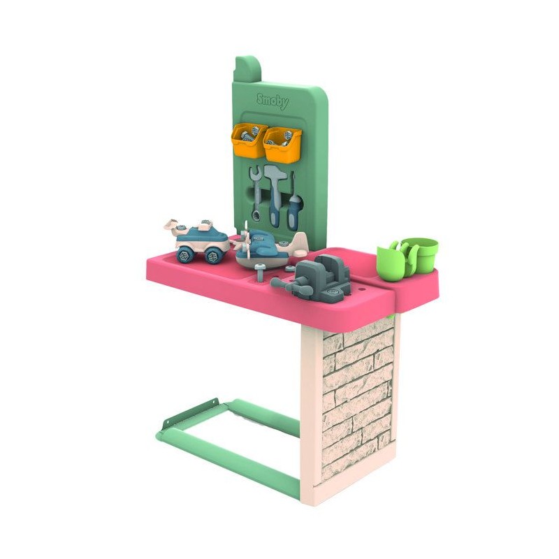 Smoby Life - Atelier de bricolage adapté aux maison Smoby - Fabriqué