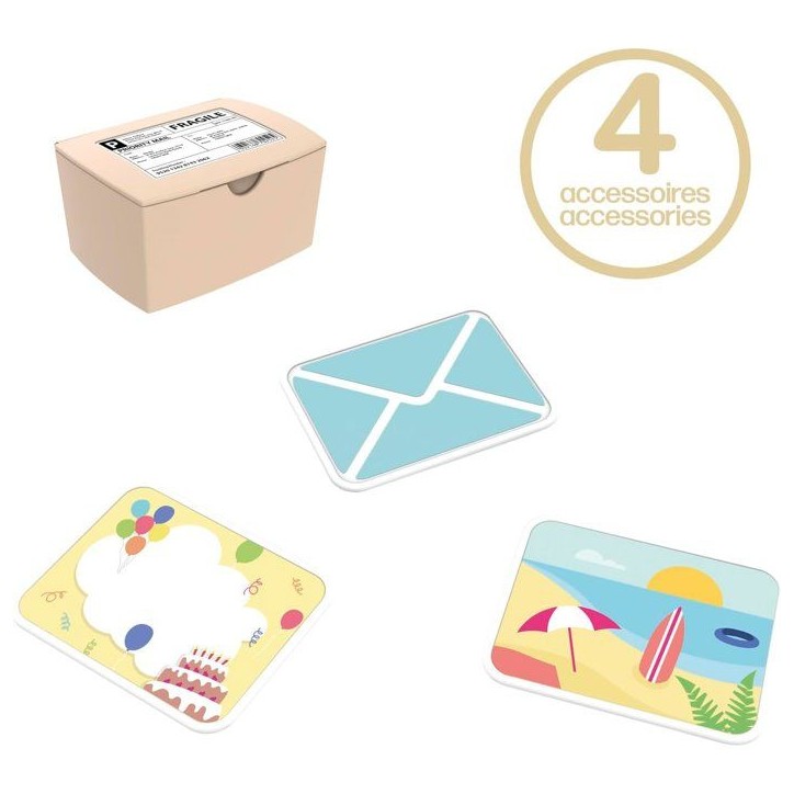 Smoby Life - Boîte au lettres adapté maisons Smoby - Fabriquée en France - Matiere Recyclée - 4 accessoires - Des 2 ans Smoby Life - Boîte au lettres adapté maisons Smoby - Fabriquée en France - Matiere Recyclée - 4 accessoires - Des 2 ans