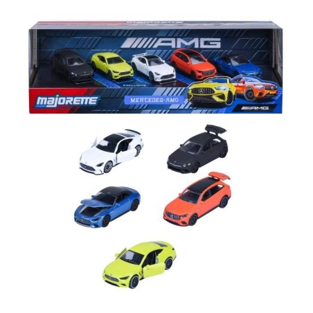 Coffret Cadeau 5 Véhicules Mercedes-AMG - MAJORETTE - 2 exclusifs - P