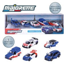 Coffret Cadeau 5 Véhicules BMW - MAJORETTE - 2 exclusifs - Portes ouv