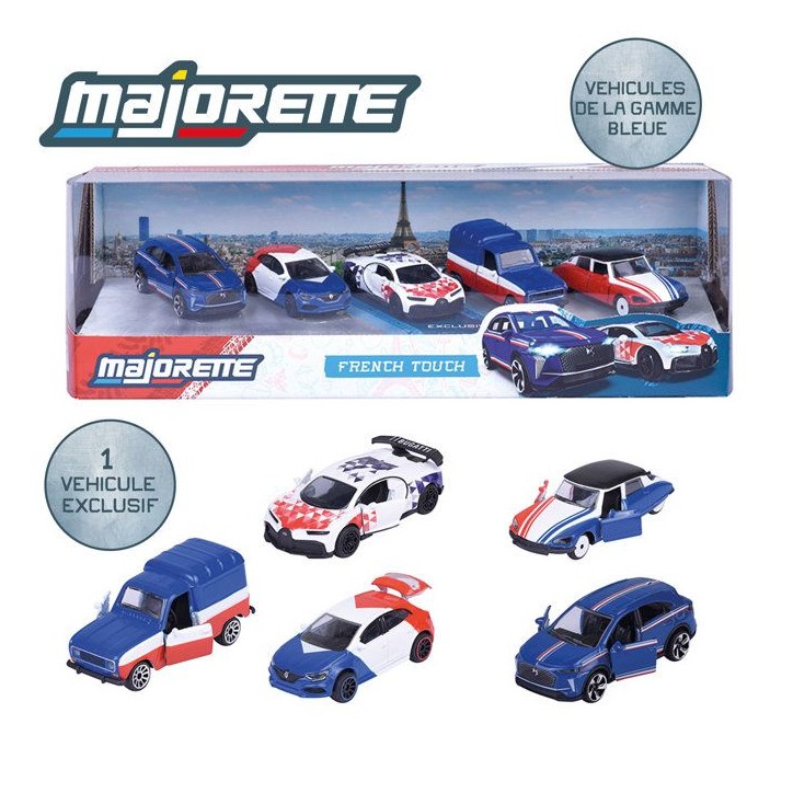 Coffret Cadeau 5 Véhicules BMW - MAJORETTE - 2 exclusifs - Portes ouvrantes, suspensions - Échelle 1/64 - Des 3 ans Coffret Cadeau 5 Véhicules BMW - MAJORETTE - 2 exclusifs - Portes ouvrantes, suspensions - Échelle 1/64 - Des 3 ans