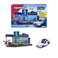 Diorama BMW + 1 Véhicule - MAJORETTE - Présentoir collector - Voitur