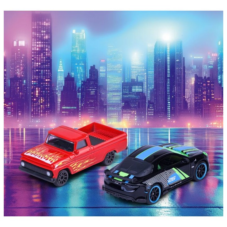 Coffret 13 Neon Racers - MAJORETTE - Série Limitée - 9 classiques + 4 éditions limitées - Échelle 1/64 - Des 3 ans Coffret 13 Neon Racers - MAJORETTE - Série Limitée - 9 classiques + 4 éditions limitées - Échelle 1/64 - Des 3 ans