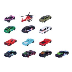 Coffret 13 Neon Racers - MAJORETTE - Série Limitée - 9 classiques +