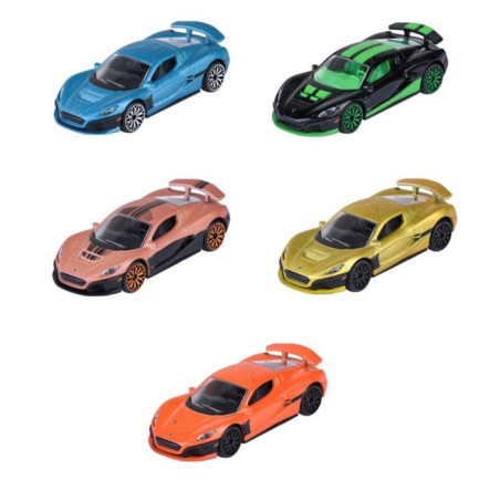 Coffret Cadeau 5 Véhicules Rimac - MAJORETTE - 2 exclusifs - Portes o