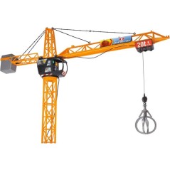Grue filoguidée 120cm - DICKIE TOYS - Travaux publics - Tourne a 350