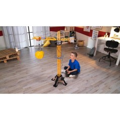 Grue filoguidée 120cm - DICKIE TOYS - Travaux publics - Tourne a 350