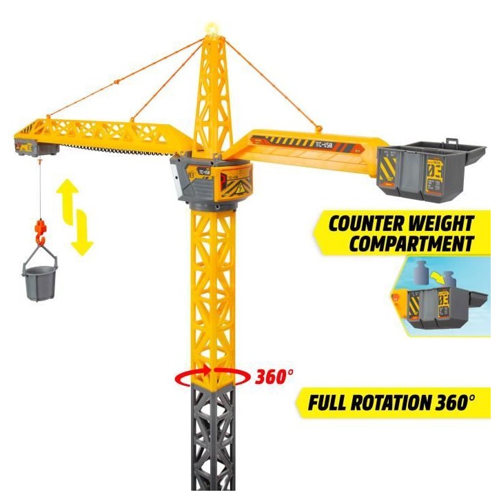 Dickie - Grue radio commandée - 203729023 - 150 cm