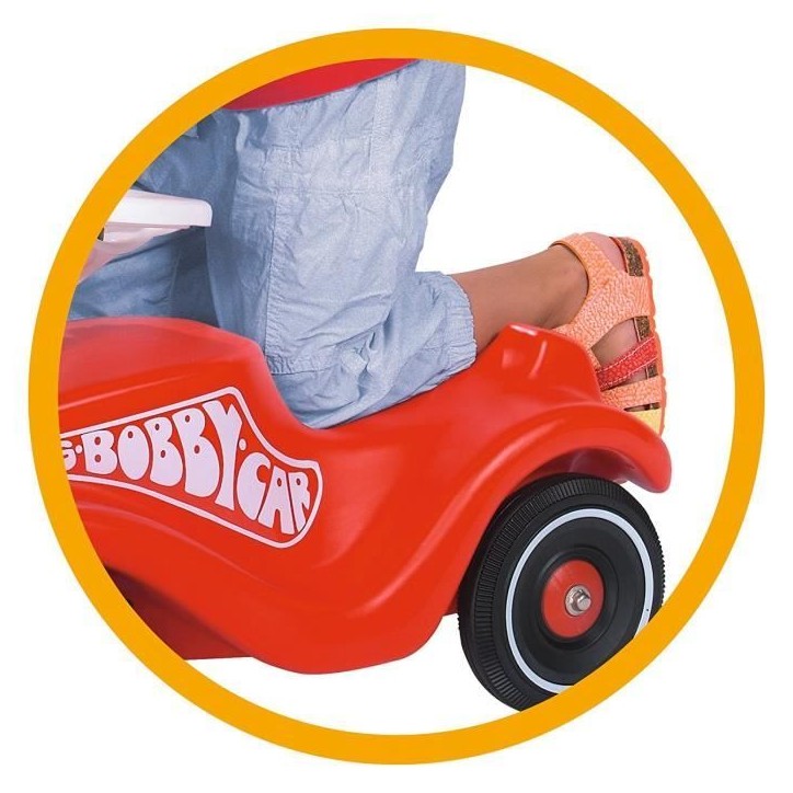 Smoby - Bobby Car - Porteur Classique Rouge - Attache remorque et Klaxon - Dés 1 an Smoby - Bobby Car - Porteur Classique Rouge - Attache remorque et Klaxon - Dés 1 an