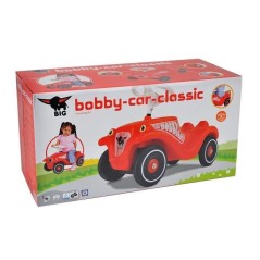 Smoby - Bobby Car - Porteur Classique Rouge - Attache remorque et Klax