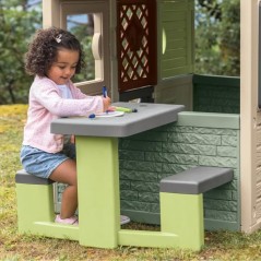 Smoby Life - Table Pique Nique - Compatible maisons Smoby (Mud Cooking