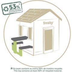 Smoby Life - Table Pique Nique - Compatible maisons Smoby (Mud Cooking