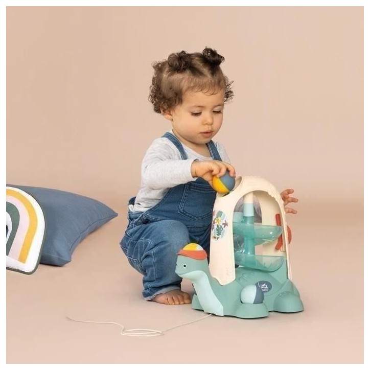 Little Smoby - Tortue a Balles - 2 en 1 - Circuit de Balles, Jouet a Tirer - Premier Age - Des 12 Mois - Fabriqué en France Little Smoby - Tortue a Balles - 2 en 1 - Circuit de Balles, Jouet a Tirer - Premier Age - Des 12 Mois - Fabriqué en France