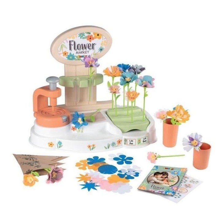 Smoby - Marchande Marché aux fleurs - Des 3 Ans Smoby - Marchande Marché aux fleurs - Des 3 Ans