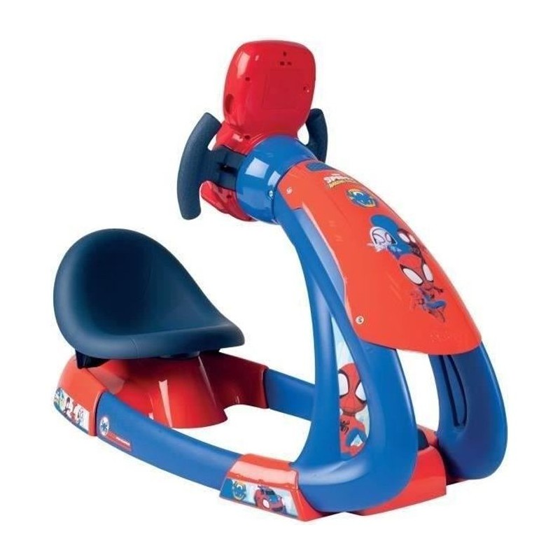 Smoby - Spidey - V8 Driver - Simulateur de conduite pour enfant - Sieg