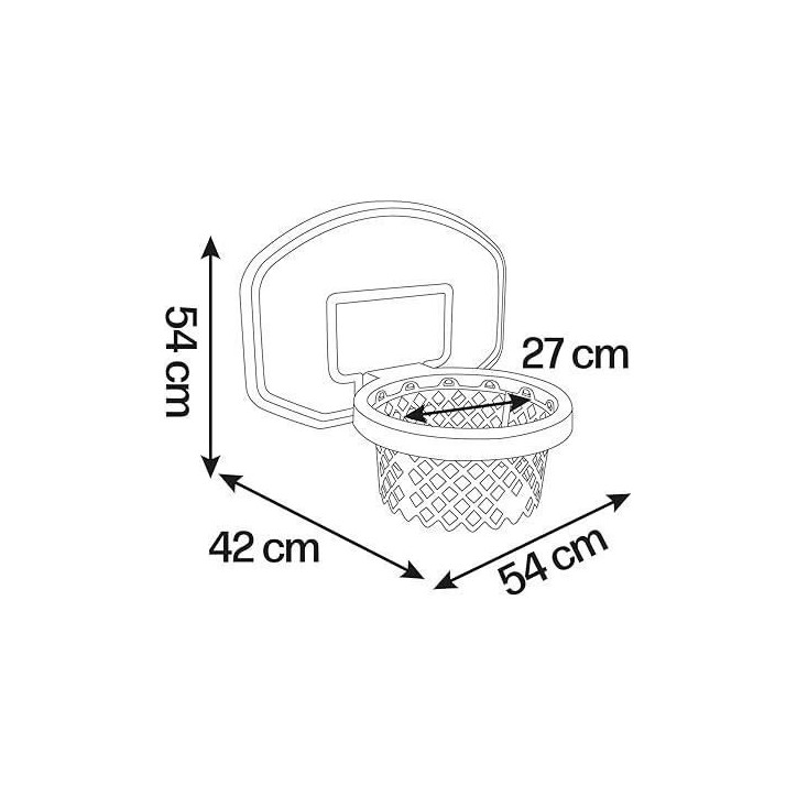 Smoby - Panier de Basket enfant - Accessoire de toboggan Smoby - 3 en 1 - Dés 3 ans Smoby - Panier de Basket enfant - Accessoire de toboggan Smoby - 3 en 1 - Dés 3 ans