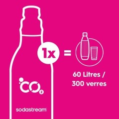Machine a soda et eau pétillante SODASTREAM - TERRA Noire - 1 bouteil
