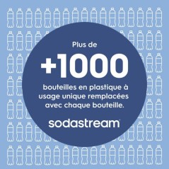 Bouteille isotherme SODASTREAM - Fizz&Go Cool - Capacité 0,9L - Acier
