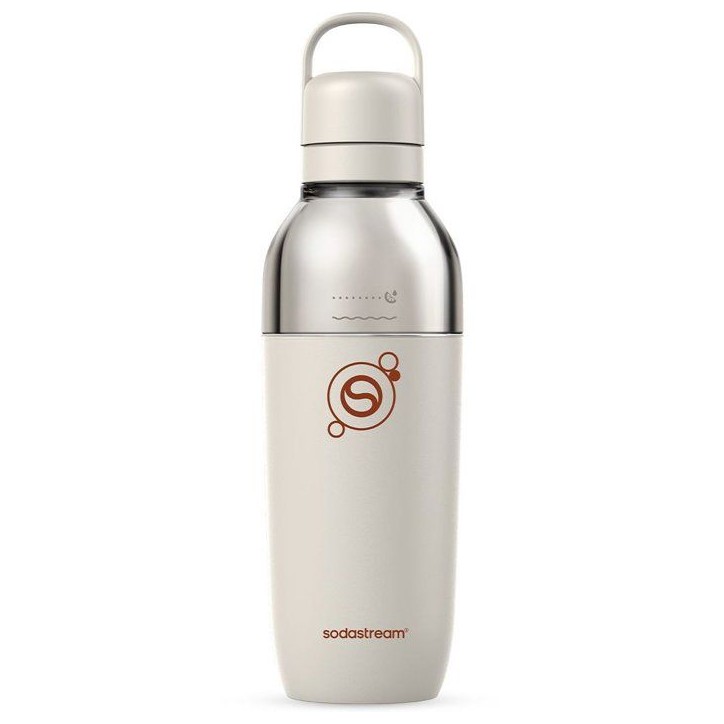 Bouteille isotherme SODASTREAM - Fizz&Go Easy-Mix - 0,71 L - Pour Machine a eau pétillante et Soda - Garde froid 6h - Sable Bouteille isotherme SODASTREAM - Fizz&Go Easy-Mix - 0,71 L - Pour Machine a eau pétillante et Soda - Garde froid 6h - Sable