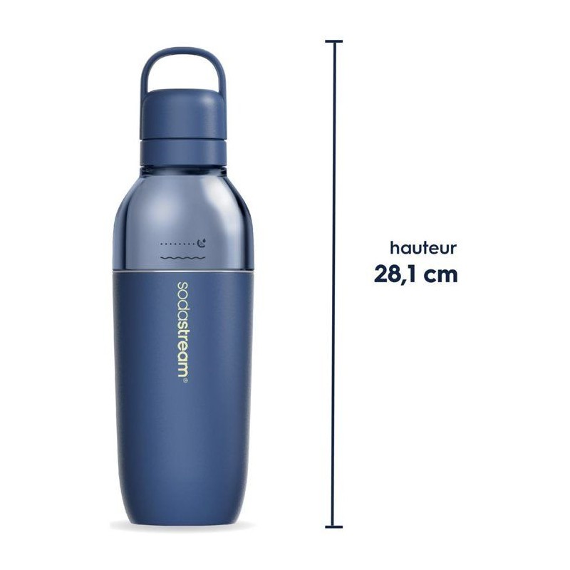Bouteille isotherme SODASTREAM - Fizz&Go Easy-Mix - 0,71 L - Pour Mach