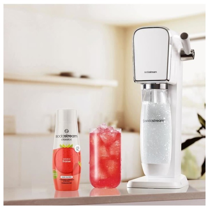 Concentrés SODASTREAM - Lot de 6 concentrés Fraise sans sucres - Jusqu'a 54L de boissons - 440 ml Concentrés SODASTREAM - Lot de 6 concentrés Fraise sans sucres - Jusqu'a 54L de boissons - 440 ml