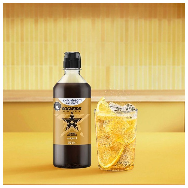 Concentré boisson SODASTREAM - Rockstar Original - Jusqu'a 9 L - Pour Machine a eau pétillante et Soda - Lot 6 x 440 ml Concentré boisson SODASTREAM - Rockstar Original - Jusqu'a 9 L - Pour Machine a eau pétillante et Soda - Lot 6 x 440 ml