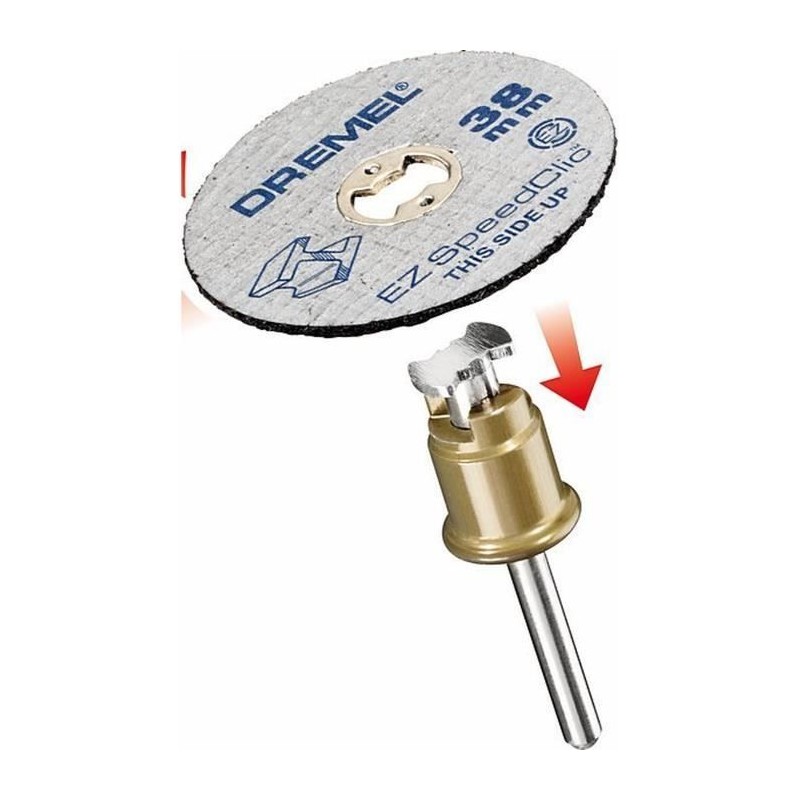 Kit de démarrage DREMEL SC406 - Adaptateur EZ SpeedClic et 2 disques Kit de démarrage DREMEL SC406 - Adaptateur EZ SpeedClic et 2 disques