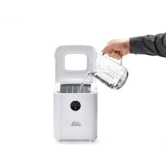 Machine a glaçons - SOLIS - Ice Cube Express - blanc - 12 kg/24h - 2 tailles - production rapide