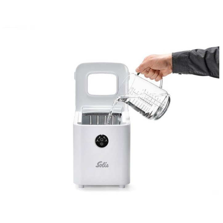 Machine a glaçons - SOLIS - Ice Cube Express - blanc - 12 kg/24h - 2 tailles - production rapide Machine a glaçons - SOLIS - Ice Cube Express - blanc - 12 kg/24h - 2 tailles - production rapide
