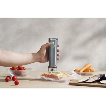 Appareil de mise sous vide portable - SOLIS - Vac Stick Starter Set - kit complet - sans fil rechargeable USB - accessoires incl