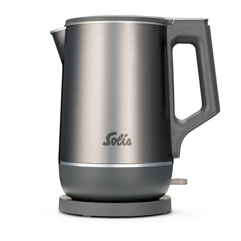 Bouilloire - SOLIS - Eco Boil - 1,7L - 1800W - Acier Inoxydable - Gris