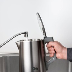 Bouilloire - SOLIS - Eco Boil - 1,7L - 1800W - Acier Inoxydable - Gris