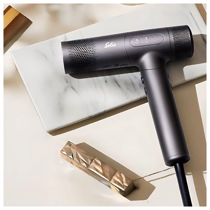 Seche-Cheveux - SOLIS - AirVolution 280 SE - 1600 W - Gris Seche-Cheveux - SOLIS - AirVolution 280 SE - 1600 W - Gris