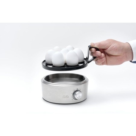 Cuiseur a oeufs multifonction - SOLIS - Egg Boiler & More - jusqu'a 7 oeufs - cuisson vapeur - signal sonore