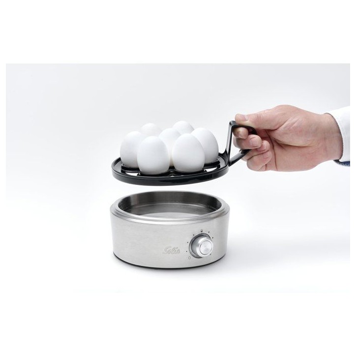 Cuiseur a oeufs multifonction - SOLIS - Egg Boiler & More - jusqu'a 7 oeufs - cuisson vapeur - signal sonore Cuiseur a oeufs multifonction - SOLIS - Egg Boiler & More - jusqu'a 7 oeufs - cuisson vapeur - signal sonore