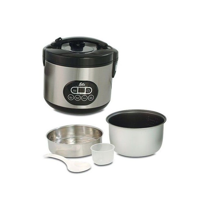 Cuiseur a riz multifonction - SOLIS - Rice Cooker Duo Programm - 1,2L - cuisson vapeur - minuterie Cuiseur a riz multifonction - SOLIS - Rice Cooker Duo Programm - 1,2L - cuisson vapeur - minuterie
