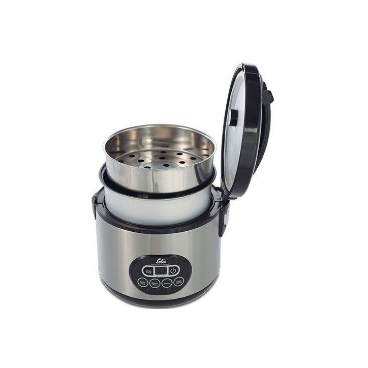 Cuiseur a riz multifonction - SOLIS - Rice Cooker Duo Programm - 1,2L - cuisson vapeur - minuterie Cuiseur a riz multifonction - SOLIS - Rice Cooker Duo Programm - 1,2L - cuisson vapeur - minuterie