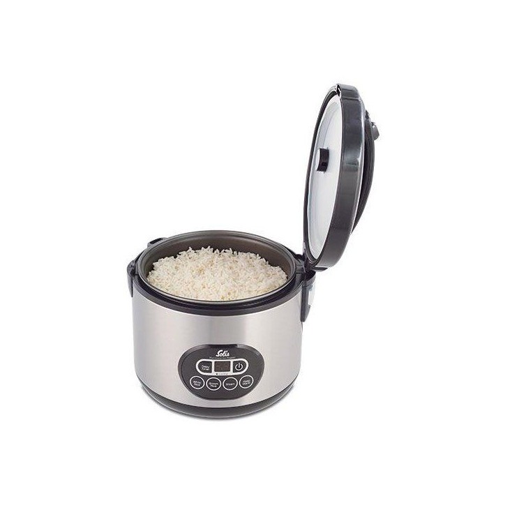 Cuiseur a riz multifonction - SOLIS - Rice Cooker Duo Programm - 1,2L - cuisson vapeur - minuterie Cuiseur a riz multifonction - SOLIS - Rice Cooker Duo Programm - 1,2L - cuisson vapeur - minuterie