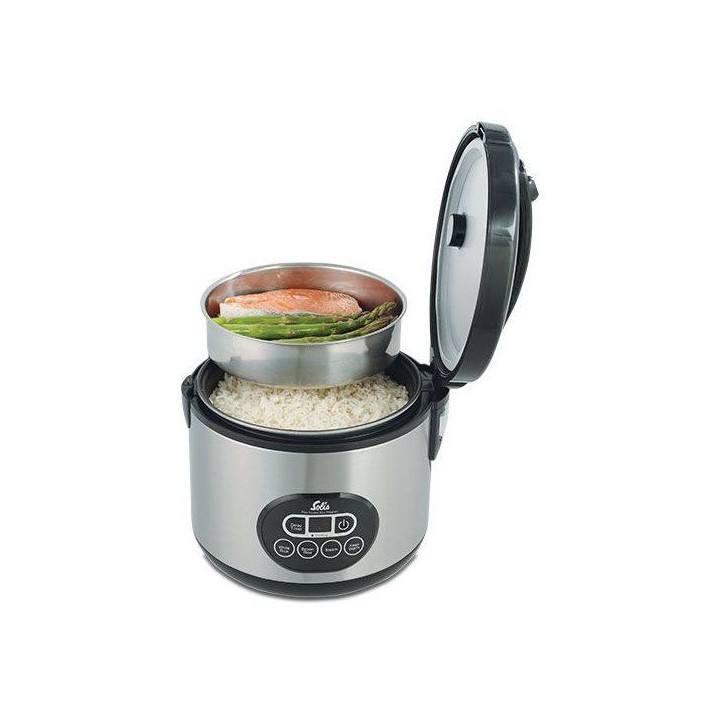 Cuiseur a riz multifonction - SOLIS - Rice Cooker Duo Programm - 1,2L - cuisson vapeur - minuterie Cuiseur a riz multifonction - SOLIS - Rice Cooker Duo Programm - 1,2L - cuisson vapeur - minuterie