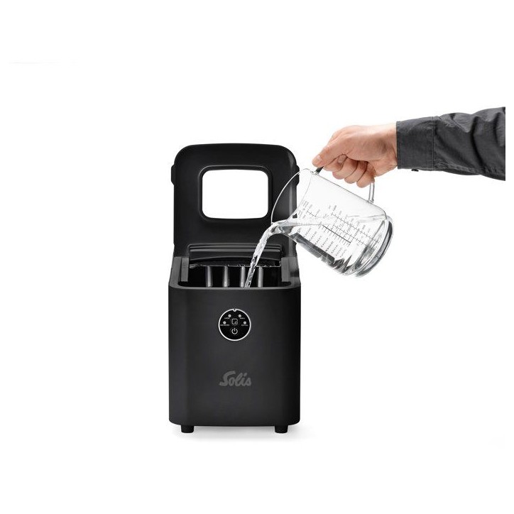 Machine a glaçons - SOLIS - Ice Cube Express - noir - 12 kg/24h - 2 tailles - production rapide Machine a glaçons - SOLIS - Ice Cube Express - noir - 12 kg/24h - 2 tailles - production rapide