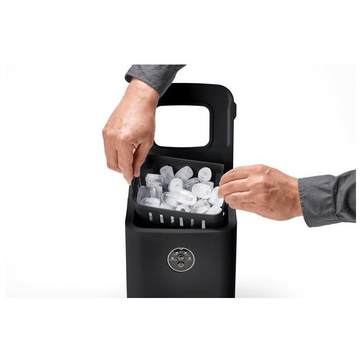 Machine a glaçons - SOLIS - Ice Cube Express - noir - 12 kg/24h - 2 tailles - production rapide Machine a glaçons - SOLIS - Ice Cube Express - noir - 12 kg/24h - 2 tailles - production rapide