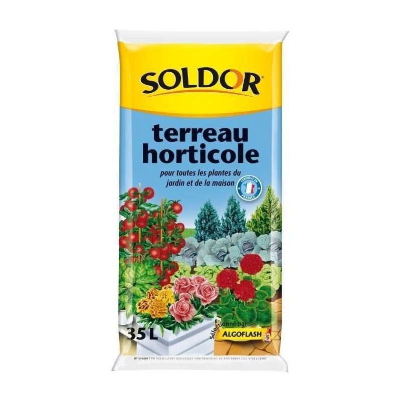 Terreau horticole SOLDOR 35 L