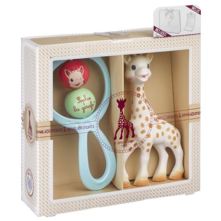 Coffret naissance - SOPHIE LA GIRAFE - Composition Sophie + Hochet Swing Coffret naissance - SOPHIE LA GIRAFE - Composition Sophie + Hochet Swing