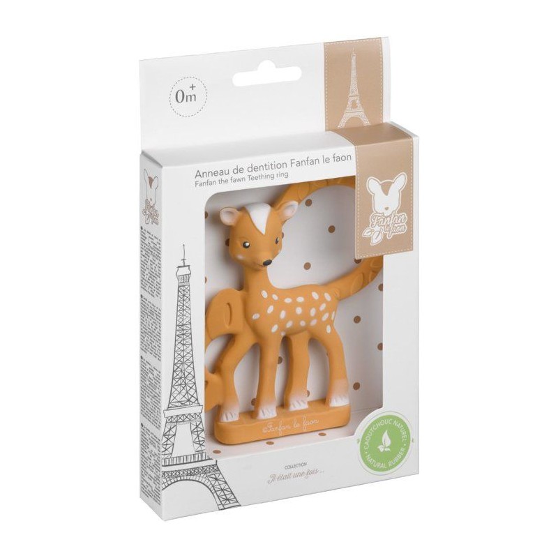 Anneau de dentition - SOPHIE LA GIRAFE - Fanfan le Faon - Multi-textur