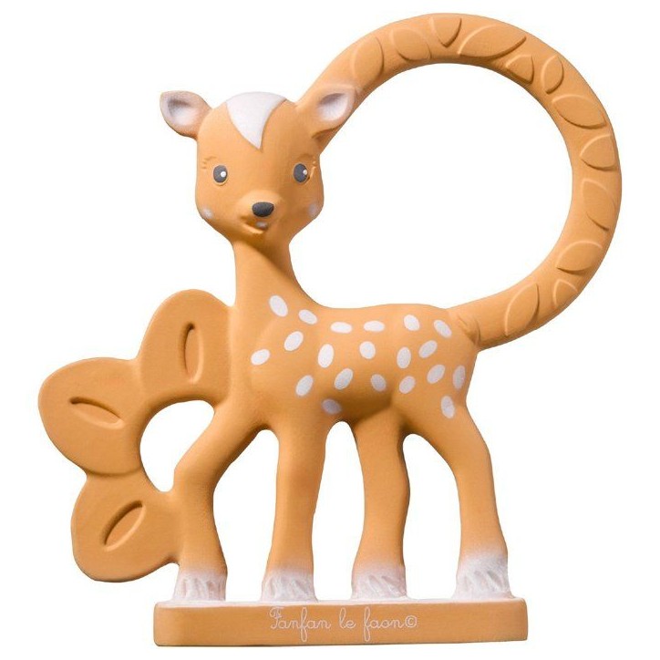 Anneau de dentition - SOPHIE LA GIRAFE - Fanfan le Faon - Multi-textures - Caoutchouc naturel Anneau de dentition - SOPHIE LA GIRAFE - Fanfan le Faon - Multi-textures - Caoutchouc naturel