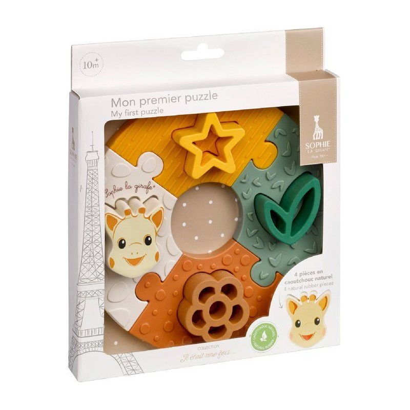 Puzzle d'éveil - SOPHIE LA GIRAFE - Mon Premier Puzzle - 8 pieces - C