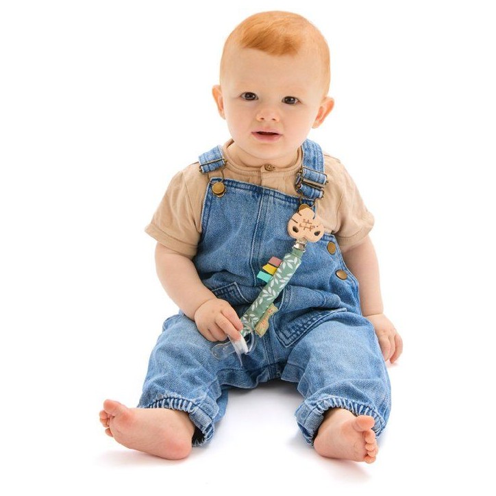 Attache-sucette - SOPHIE LA GIRAFE - Jungle - Clip textile - Matieres douces - Couleurs pastel Attache-sucette - SOPHIE LA GIRAFE - Jungle - Clip textile - Matieres douces - Couleurs pastel