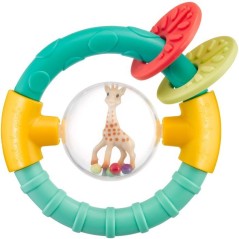 Hochet boule 2-en-1 - SOPHIE LA GIRAFE - Anneau de dentition - Billes