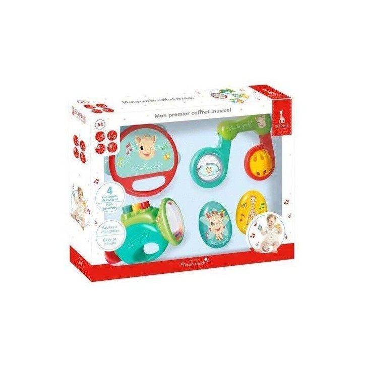 Coffret cadeau - SOPHIE LA GIRAFE - Mon premier coffret musical Coffret cadeau - SOPHIE LA GIRAFE - Mon premier coffret musical