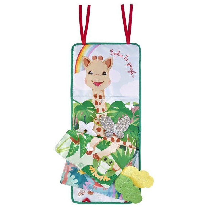 Livre d'éveil - SOPHIE LA GIRAFE - Livre Chevalet a déplier - 3 positions jeu - Miroir - Activités sensorielles Livre d'éveil - SOPHIE LA GIRAFE - Livre Chevalet a déplier - 3 positions jeu - Miroir - Activités sensorielles
